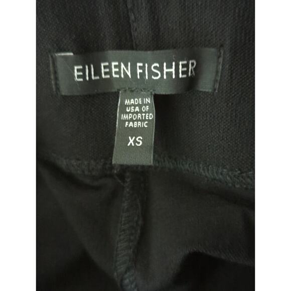 Eileen Fisher Womens Ponte Black Stretch Pull On Pants Casual Size XS Corp Core - Picture 11 of 11
